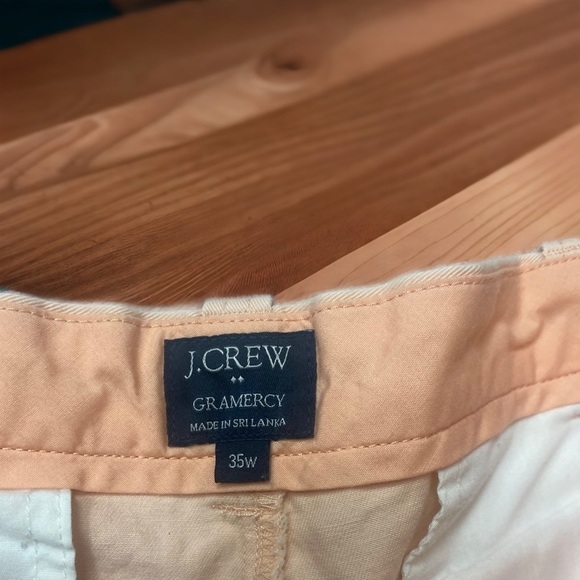 J. Crew Peachy/Pink Gramercy 100% Cotton Men’s Shorts-size 35W - Picture 5 of 6